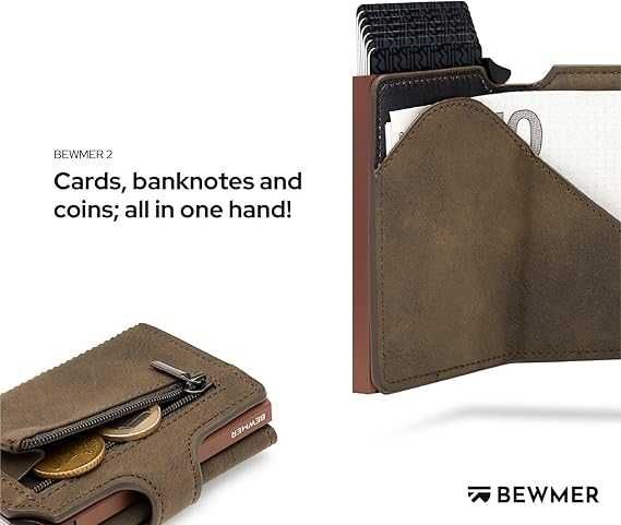 Мъжки портфейл BEWMER v2 Slim от изкуствена кожа