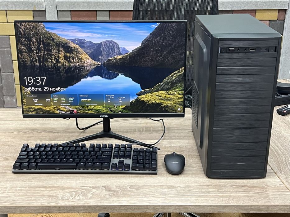 Продам Компьютер Core i3, DDR -8gb, SSD 240gb, монитор 24 дюмов 75 Гц.