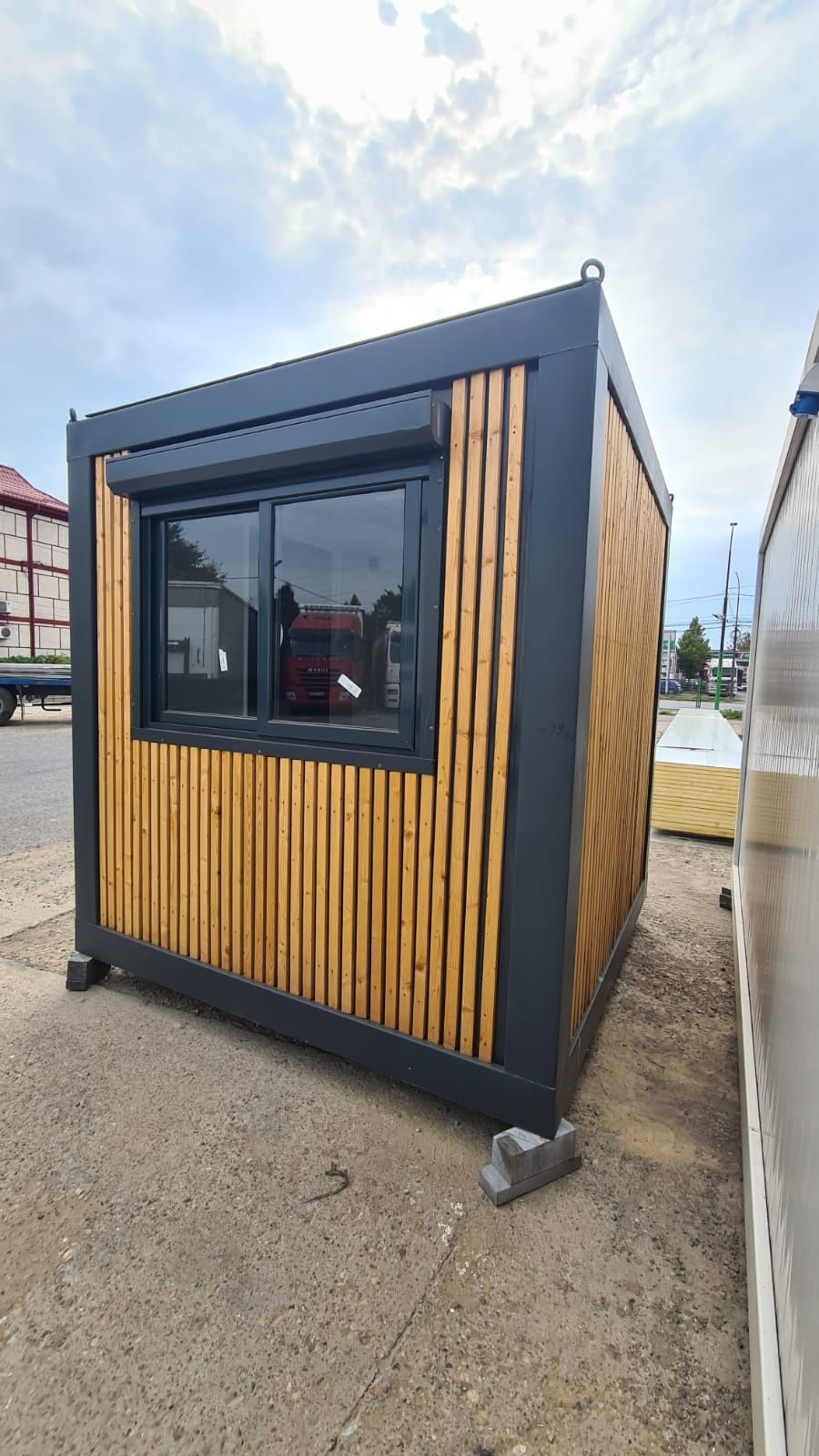 Container modular birou vestiar depozitare magazin fast-food vitrina
