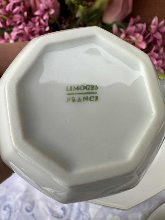 Serviciu de cafea, din portelan Limoges, cu scene fragonard