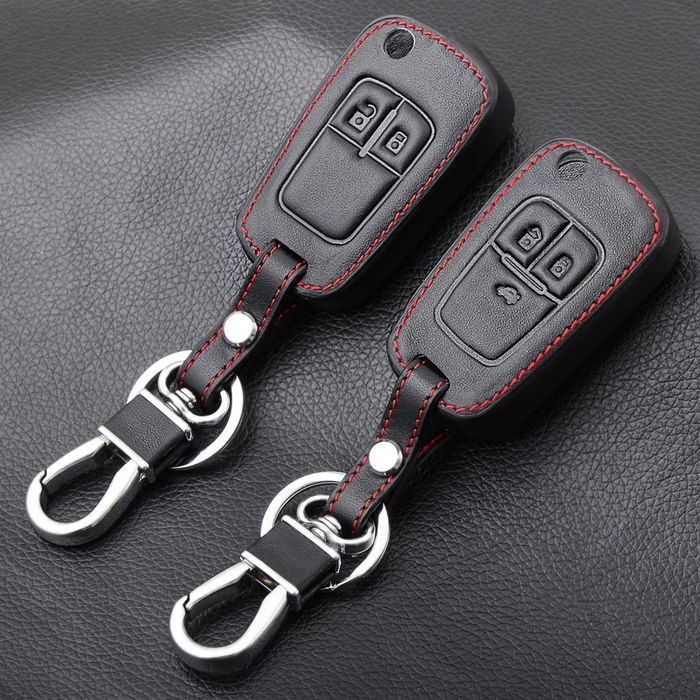 Кожен калъф за ключ Chevrolet Cruze Aveo OPEL Insignia Astra J Zafira