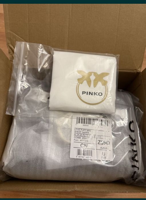 Дамска чанта Pinko puff nero
