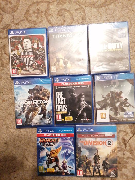 Jocuri PS4,  Call of duty, Ratchet,Titanfall, Tom clancyetc..