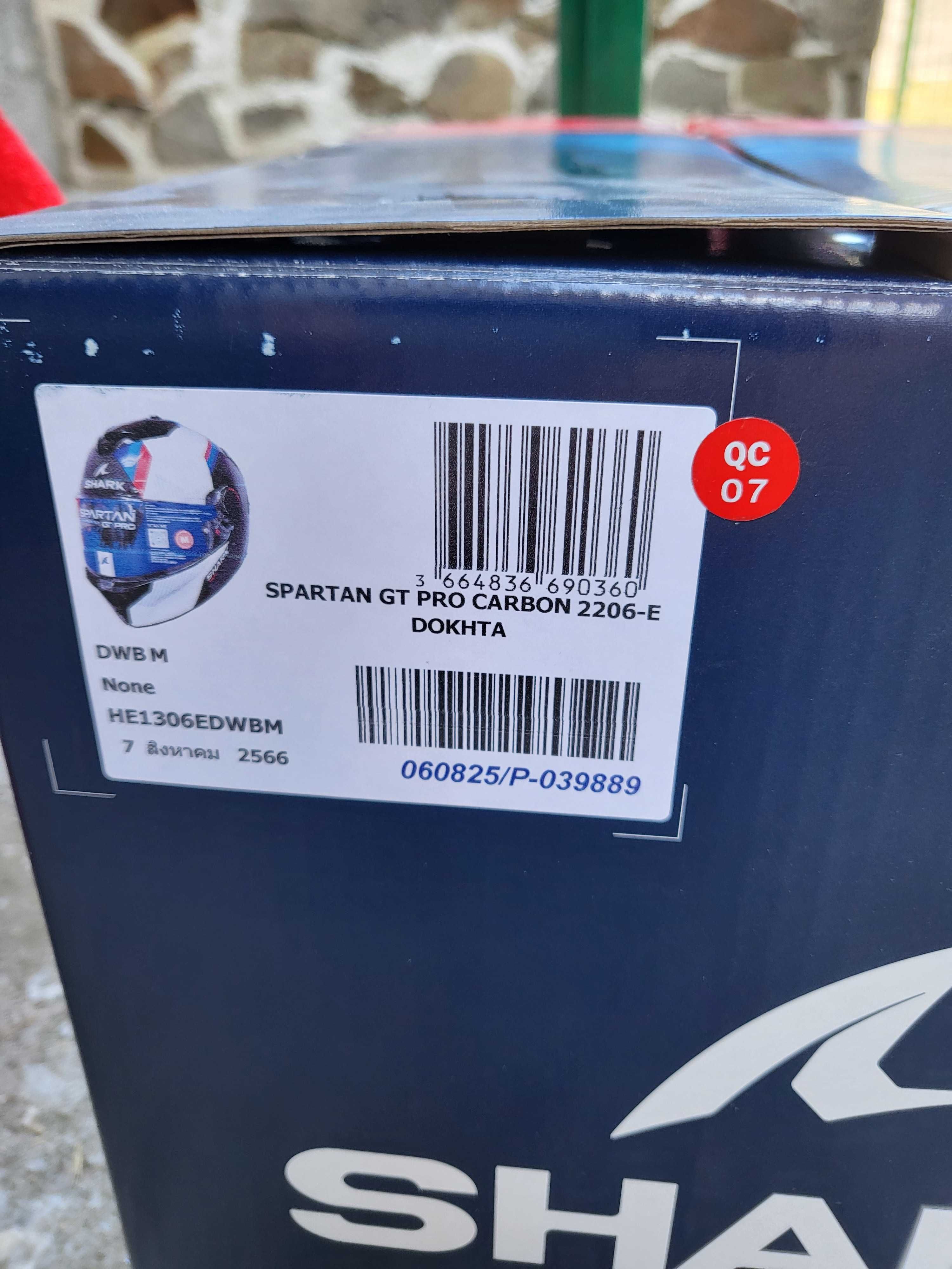 Shark spartan GT pro carbon M размер