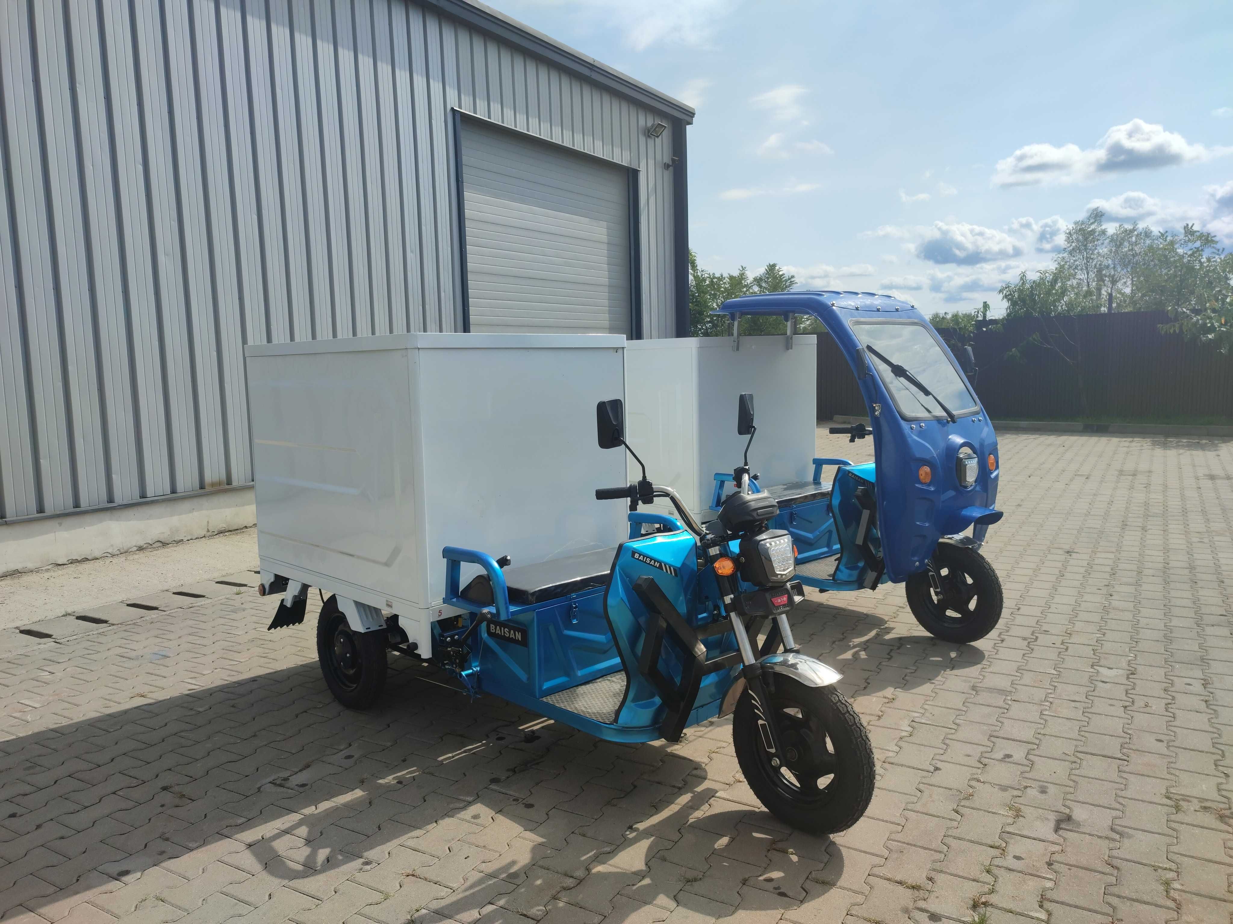 Triciclu electric Baisan Cargo Plus motor 1800 de W nou