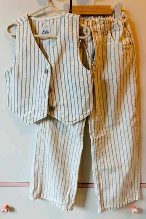 Set vesta si pantaloni Zara pentru fetite