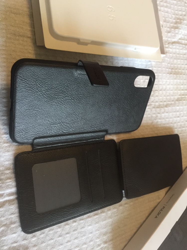 Husa Iphone XS Max, tip portofel, nouă, in cutie