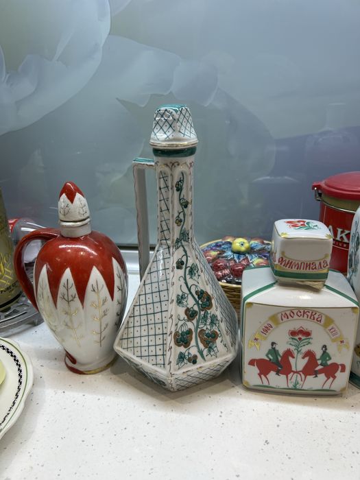 Графины , штофы.  Вазы