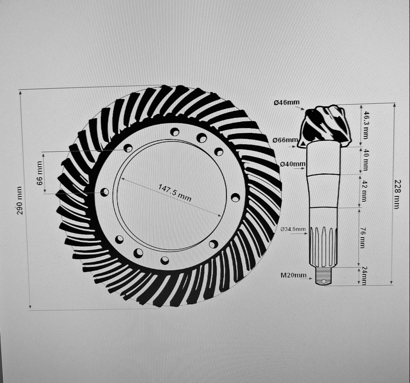 Carcasa sateliți fata tractor u445 ,u651,u445 dt,550 dt,445 dt