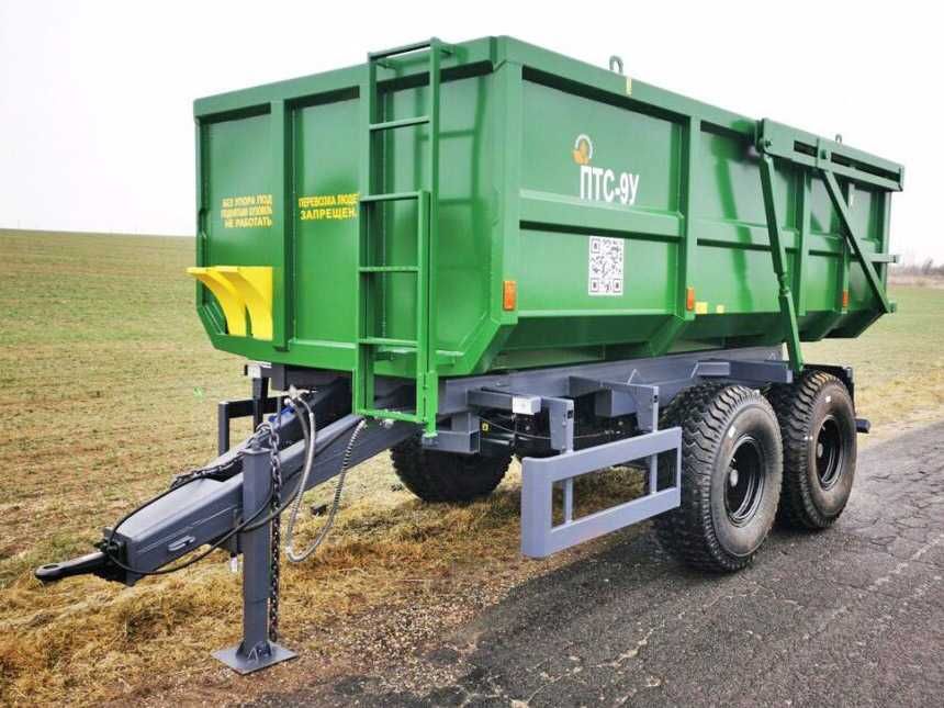 Прицеп тракторный самосвал ПТС-9У (9,5 тонн / 11,5 куб.м). В НАЛИЧИИ