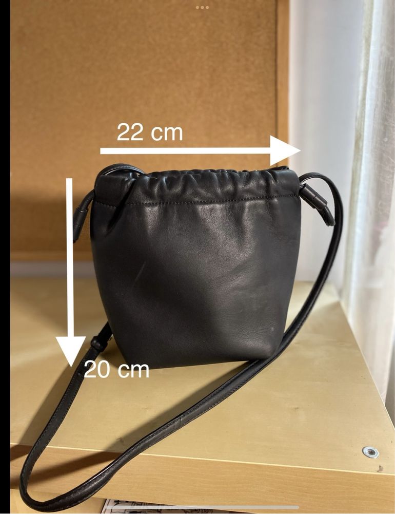 Geanta Massimo Dutti, piele naturala