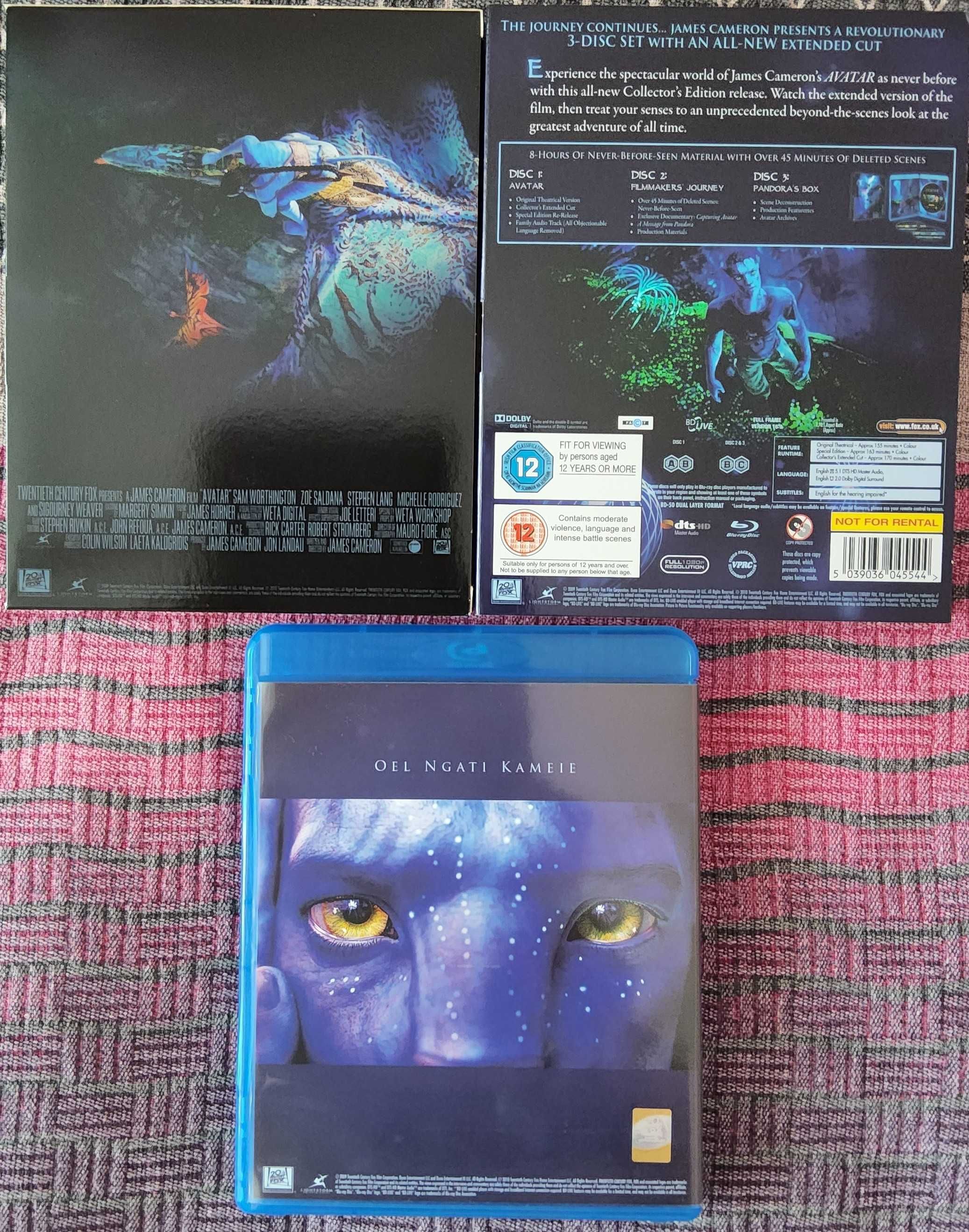 AVATAR – Extended Collector’s Edition (Blu-ray, 3 Discuri) – UK IMPORT