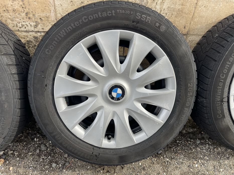 Jante Roti Tabla 16 BMW Seria 1 2 3 Anvelope iarna 205 60 R16 M+S