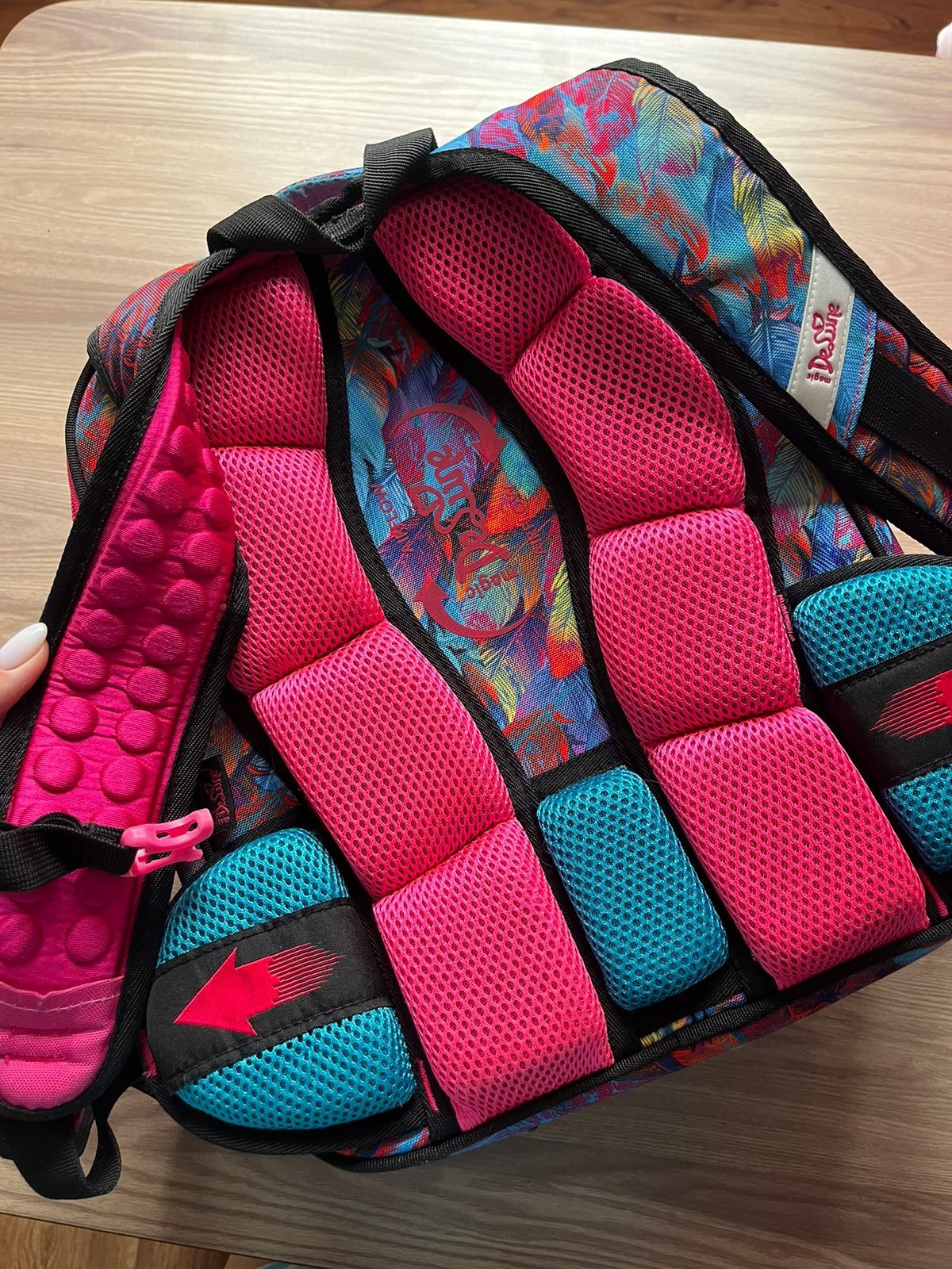 Рюкзак школьный для девочки с мешком для обуви и пенала в подарок