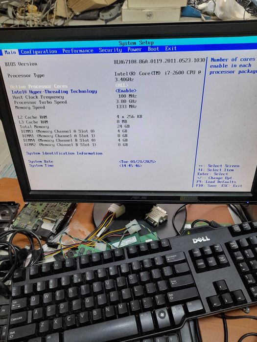 Kit placa de baza Intel DH67BL plus procesor Intel i7-2600