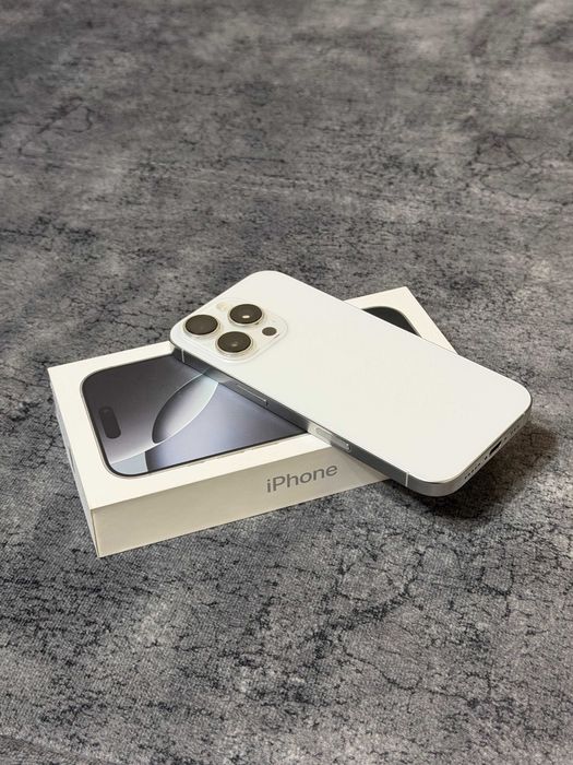 Нов iPhone 16 Pro, White, 128GB, с аксесоари