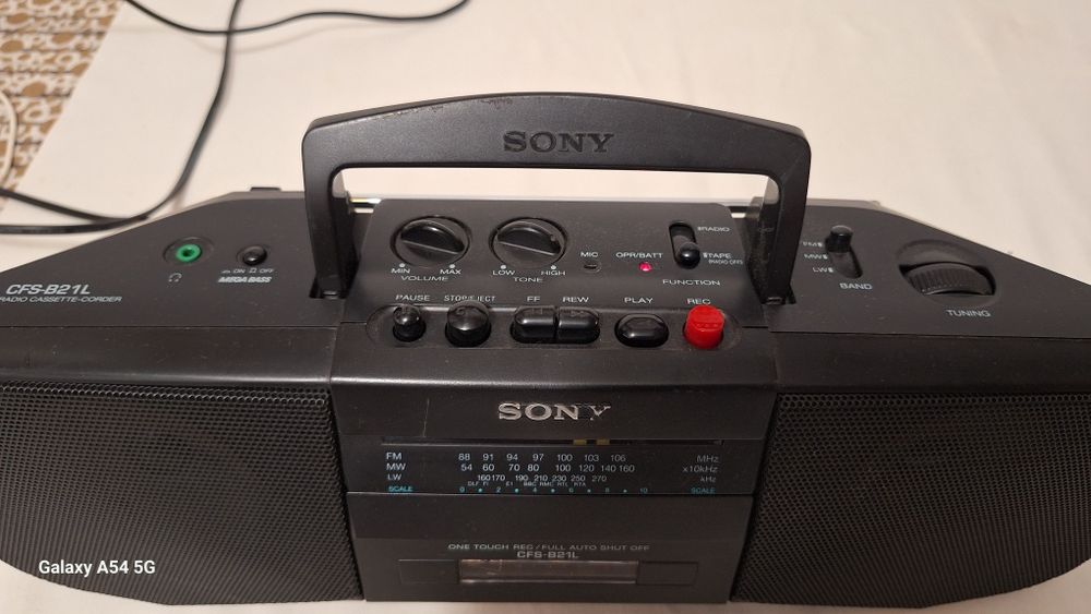 Radiocasetofon Sony