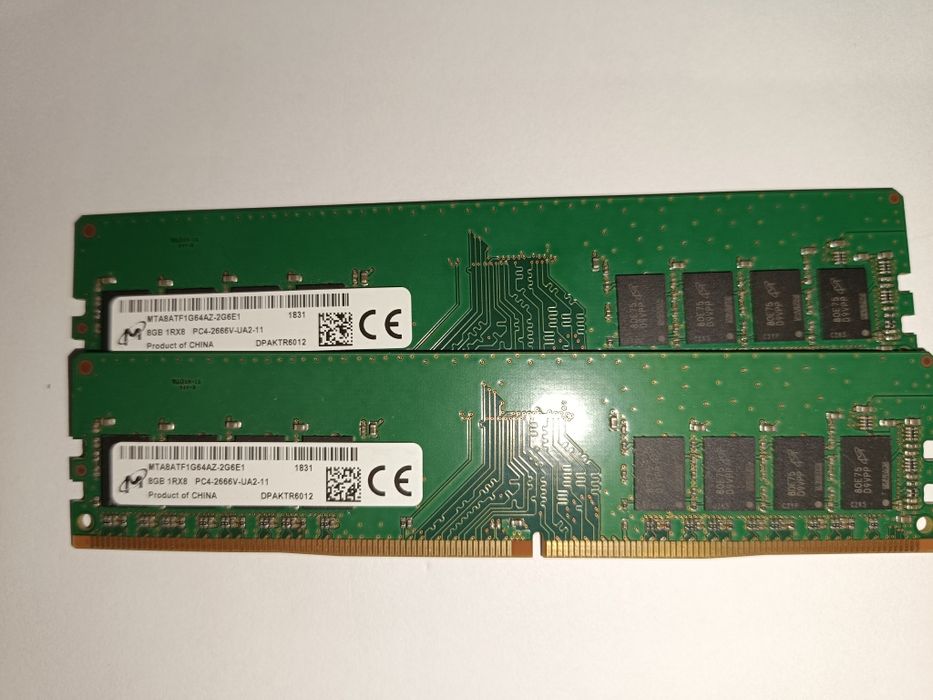 Kit 16GB (2x8 GB) DDR4 Dual Channel 2666 mhz