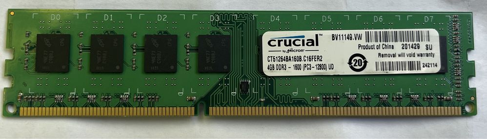 ОЗУ ddr3, ddr4 новая