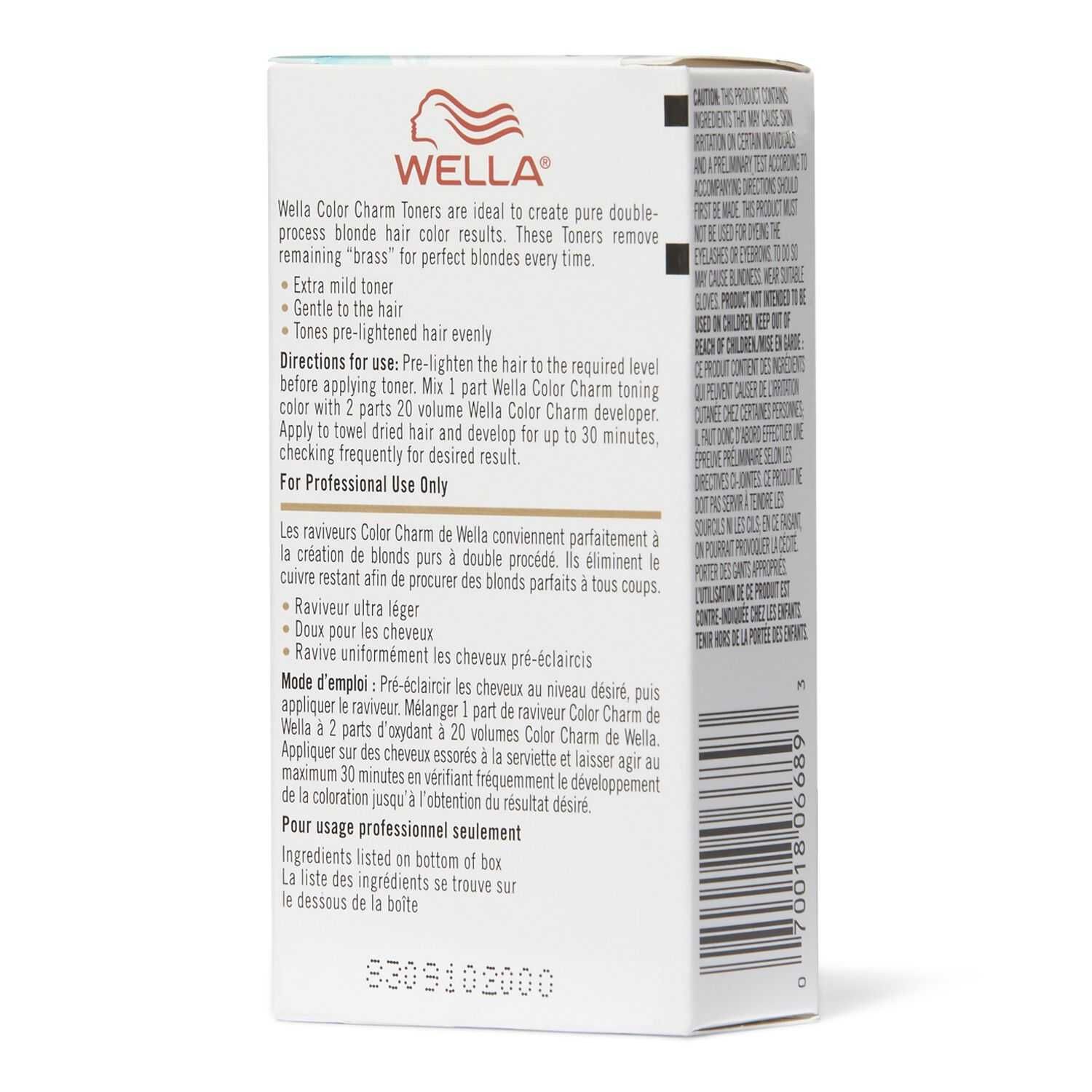 Wella T27 Blond bej mediu - Toner, neutralizeaza culorile calde