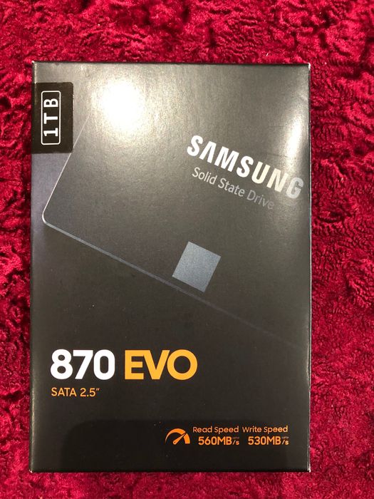 SSD Samsung 870 EVO, 1TB, SATA 3