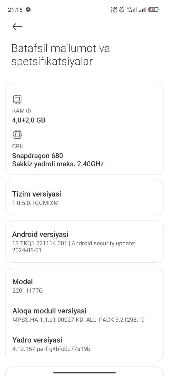 Redmi not 11 128 talinarxi 1milion 1yuzkam bor obmen ham bor