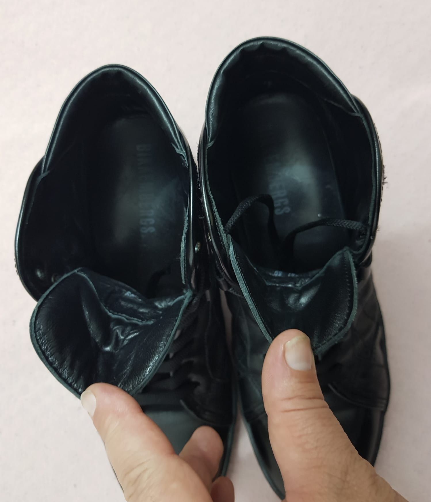 Ghete din piele naturală BIKKEMBERGS Scarpa botine pantofi mărimea 39