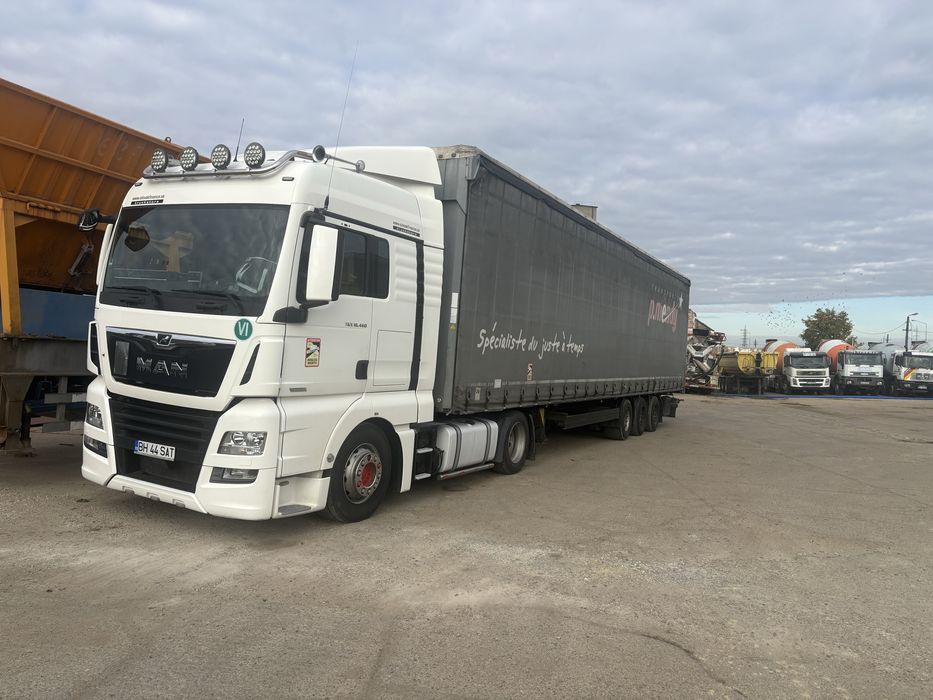 Man TGX 460-semiremorca Fliegel