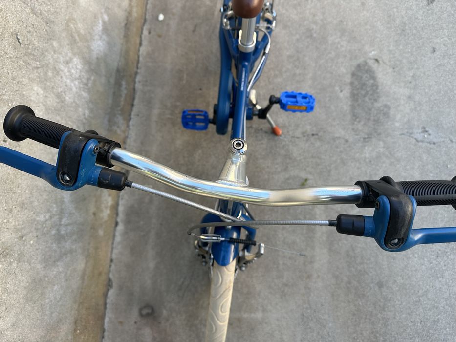 Bicicletă 2 în 1 Discover 900 14" albastru copii 90-110 cm