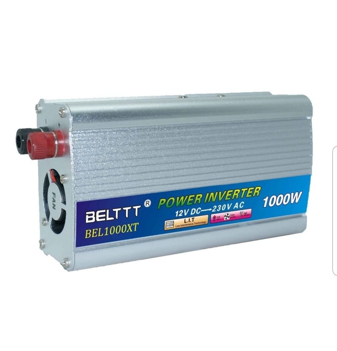 Invertor auto 1000w Belttt 12V-230V AC sinus modificat