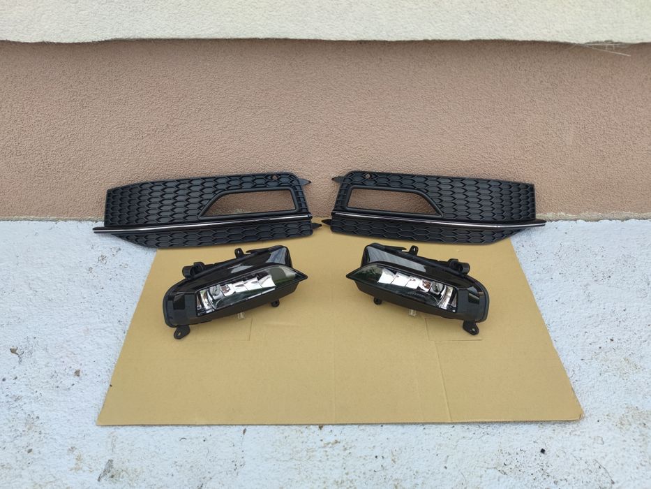 Proiector ceata grila Audi A4 B8 facelift S-line 2012-2015