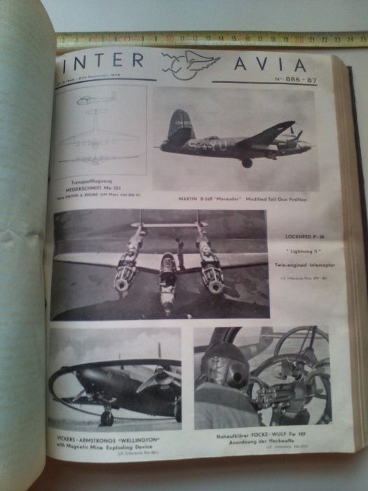 Inter Avia Интер Авия 1943 г. Много рядка книга