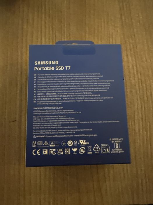 Samsung SSD T7 1TB