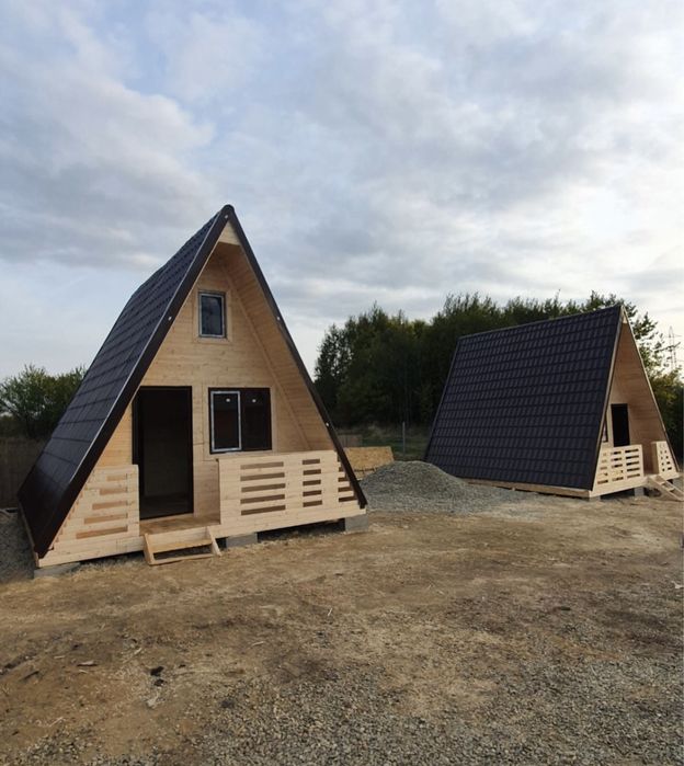 Vand cabane tip A frame la cheie