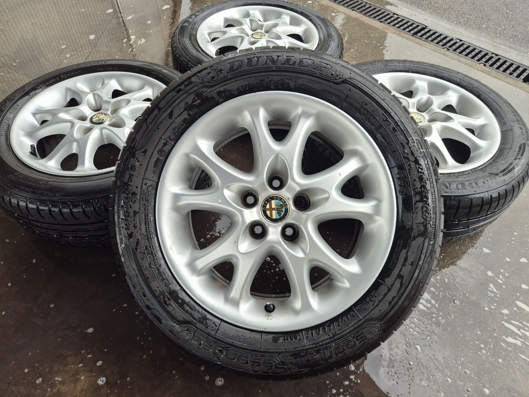 5х98/15 с гуми Алфа Ромео 5x98/15 Alfa Romeo