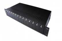Sasiu 19 inch2U Cu 14 Sloturi si 4 Ventilatoare