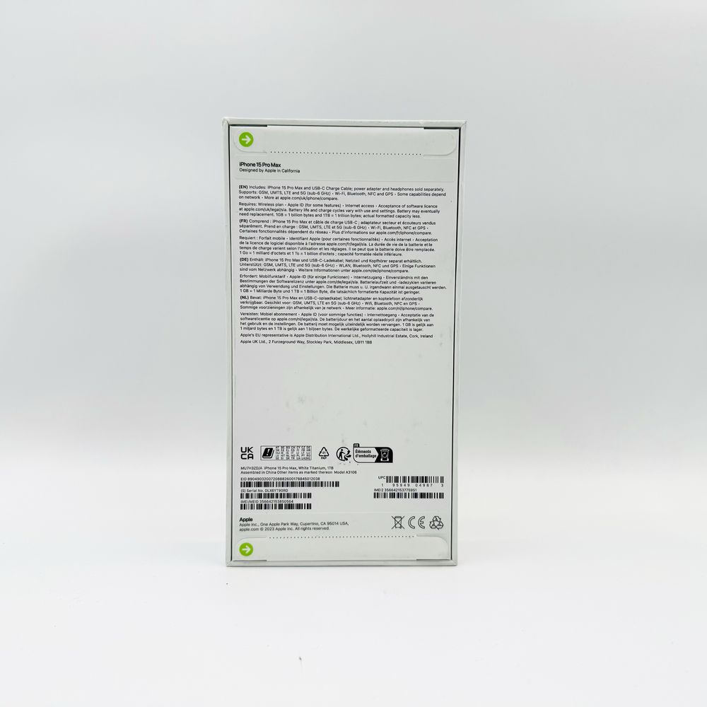  iPhone 15 Pro Max 1TB White Titanium Nou / Sigilat