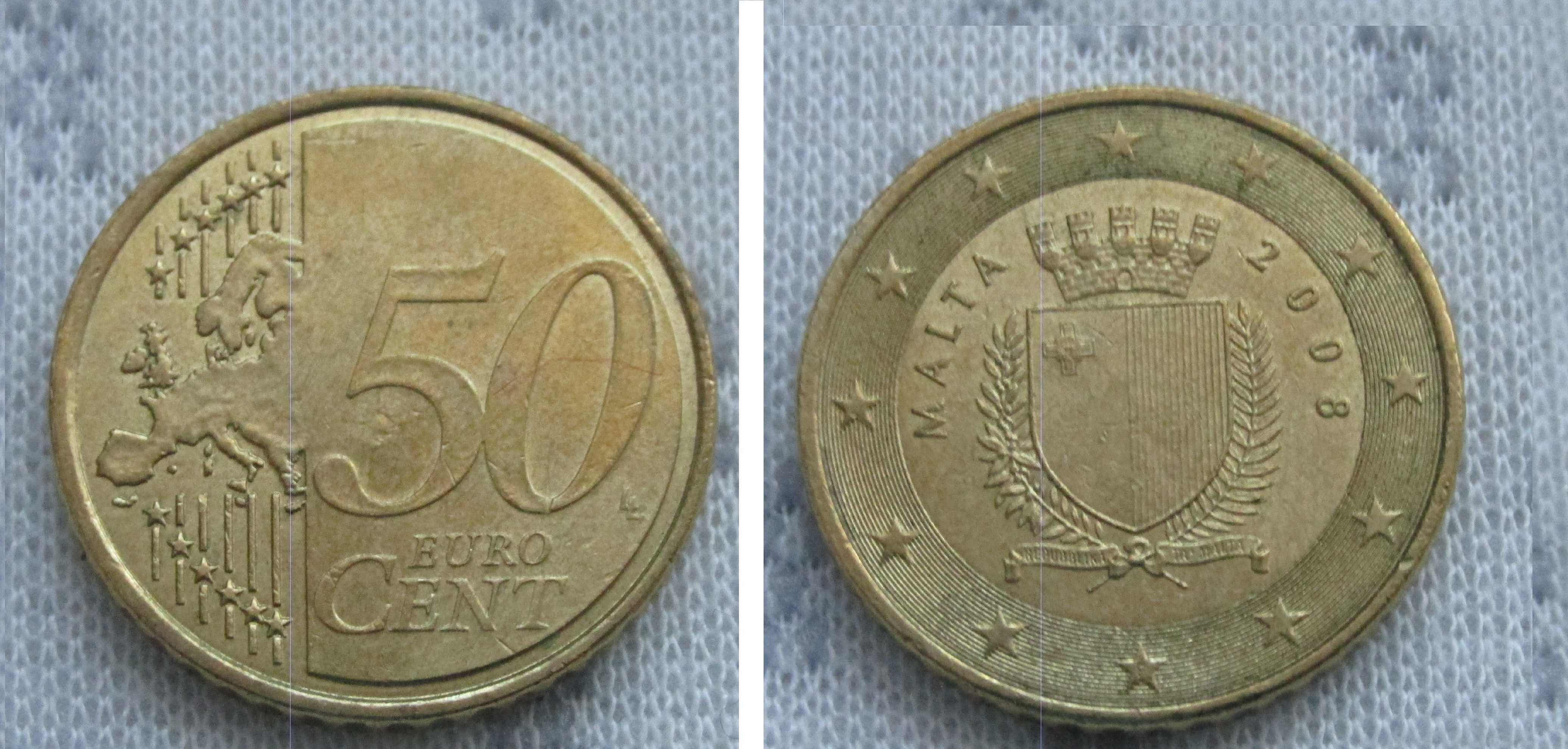 Monede 50 euro cent eurocent diferite tari