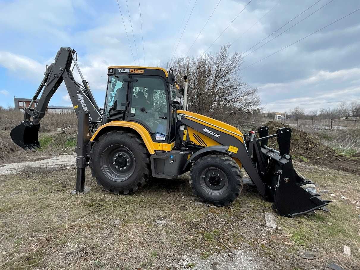 MECALAC TLB880 - Комбиниран багер - товарач - Terex - Fermec