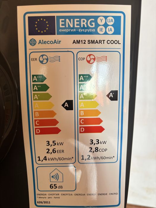 Aparat aer conditionat portabil 12,000 BTU AlecoAir AM12 SMART COOL