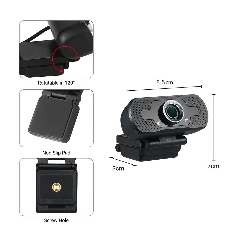 Camera web video full HD Tellur laptop, calculator,+ produs GRATUIT
