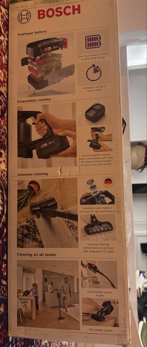 Aspirator verticular fara fir Bosch seria 8 2nd gen