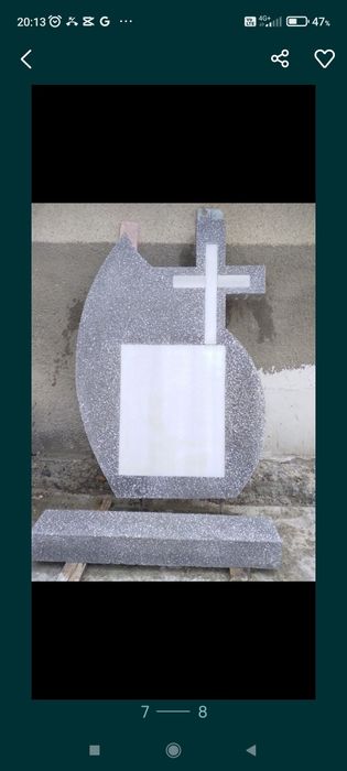 Morminte mozaic, marmura, granit