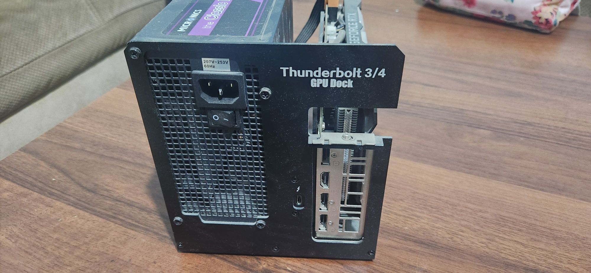 Gpu dock thunderbolt 3/4 + RTX 2060