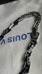 Гривна и гердан chain Louis Vuitton - Черно/Сребристо