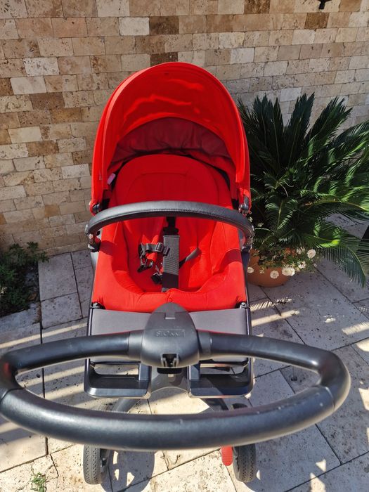 2 cărucioare Stokke Xplory V6 + geantă originală