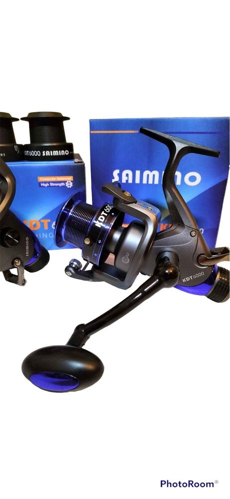 Set 3 Mulinete Saimino KDT 6000 9+1rulmenti cu Baitrunner