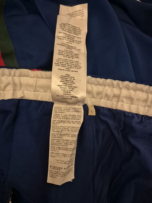 Pantaloni trening Gucci & Adidas, L, noi