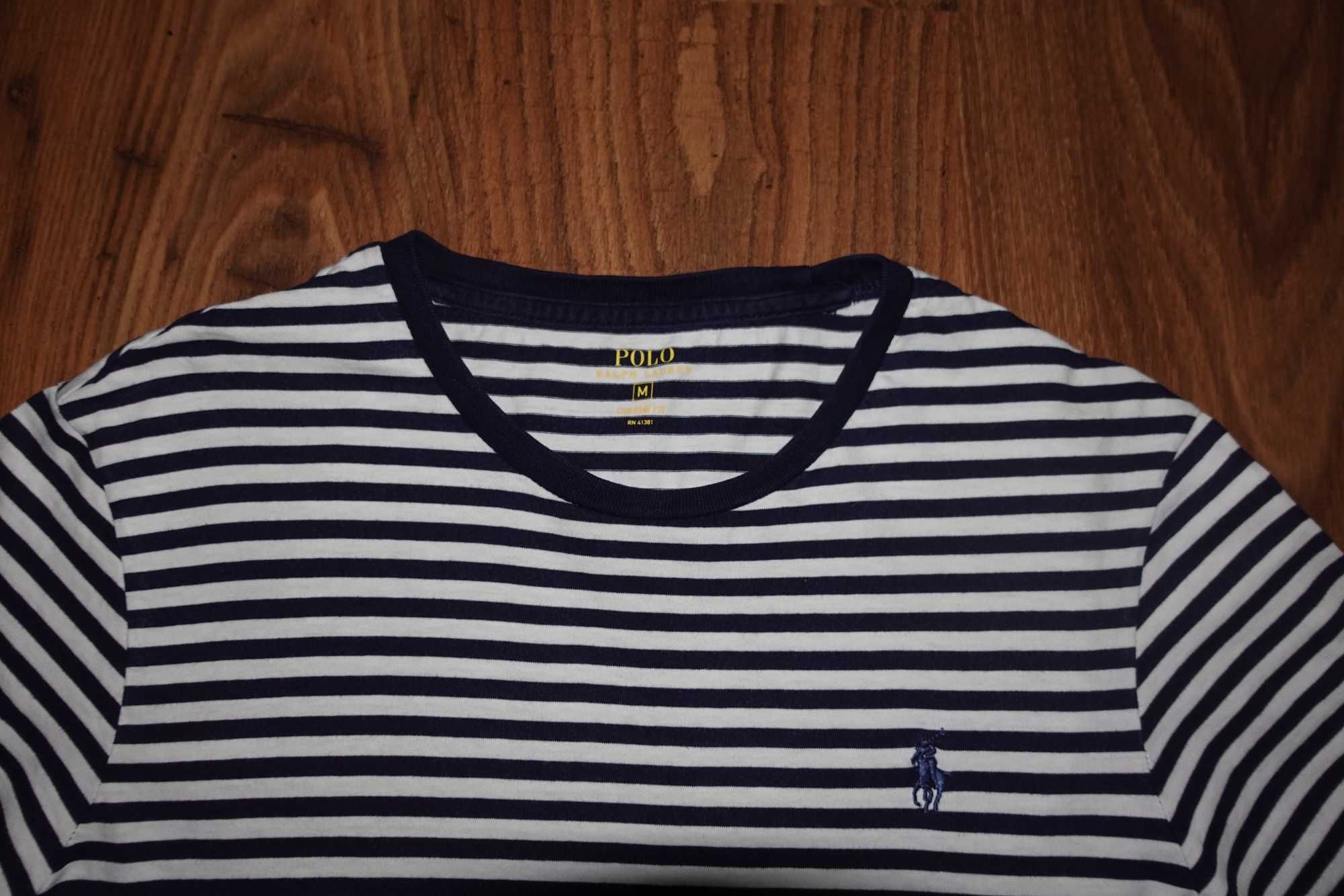 Tricou Ralph Lauren , Marimea M, Cu dungi, Stare excelenta