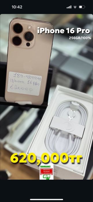 Iphone 16 Pro 256gb/100%